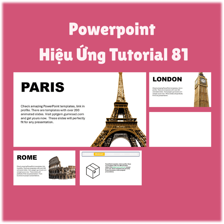 Powerpoint hiệu ứng ấn tượng - Tutorial